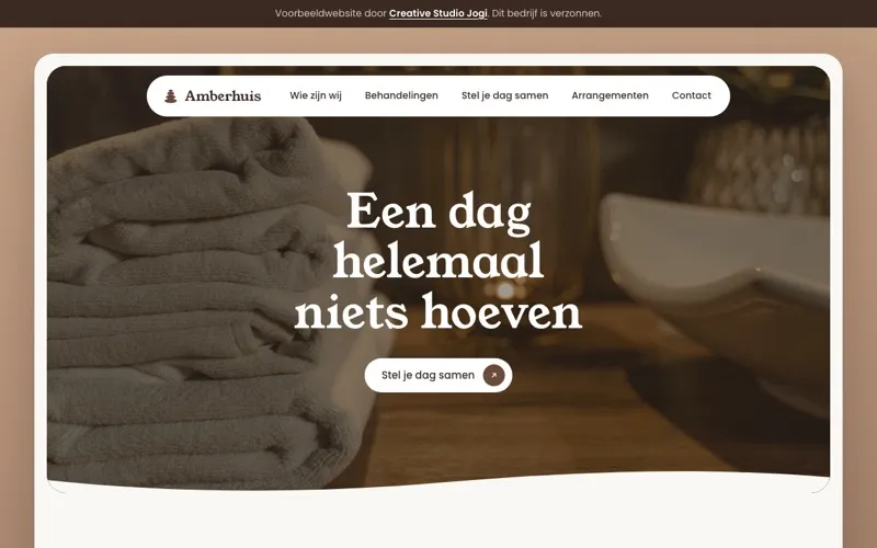 Homepage van Dagspa Amberhuis