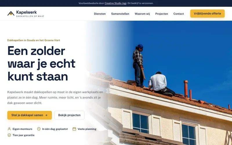 Homepage van Kapelwerk