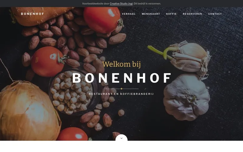 Homepage van Bonenhof