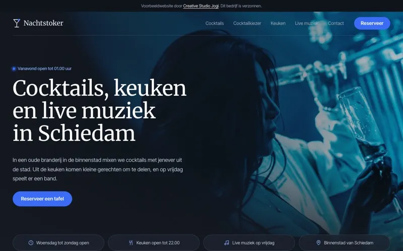 Homepage van Nachtstoker